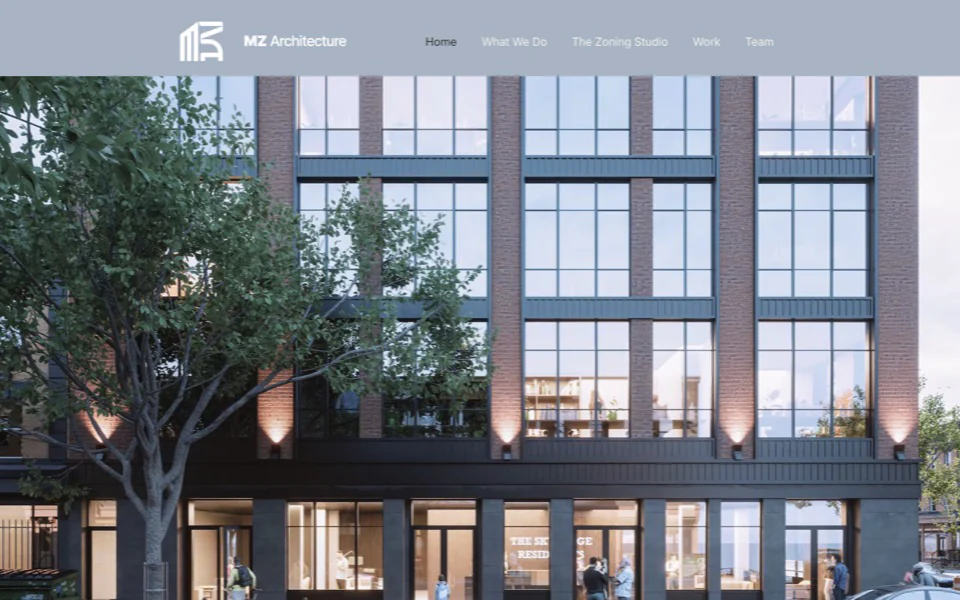 Sitio de MZ Architecture